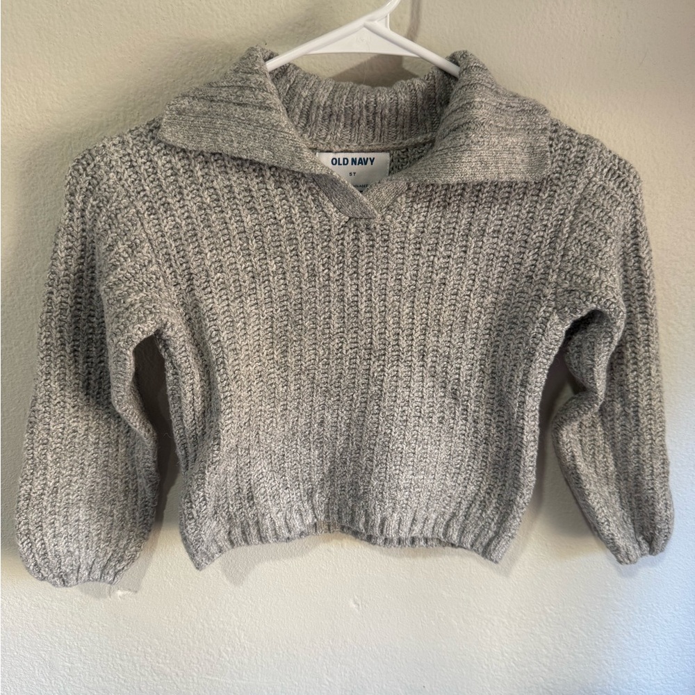 Old Navy Kids Gray Knit Sweater